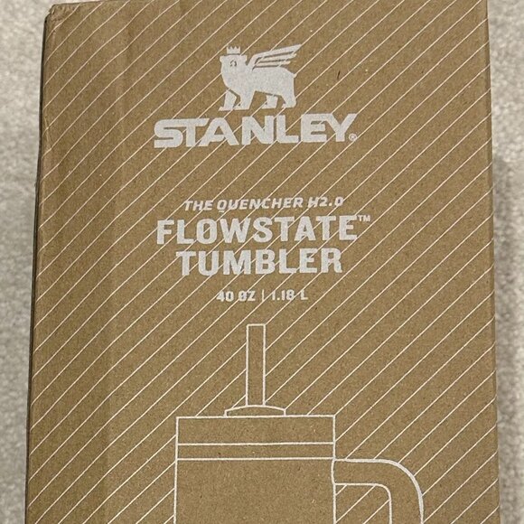 New Chocolate Brown Stanley LV Tumbler w/ Brown Bonus Gem - Picture 4 of 5